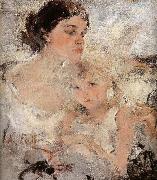 Artist-s Wife and his daughter